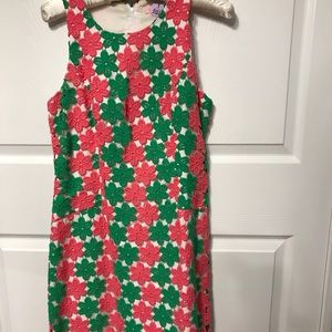 Lilly Pulitzer dress 6 with crochet flowers